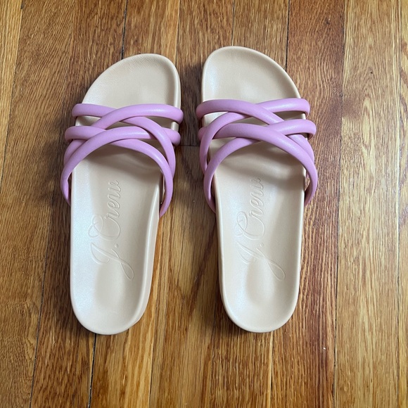 Jcrew sandals slides 9.5